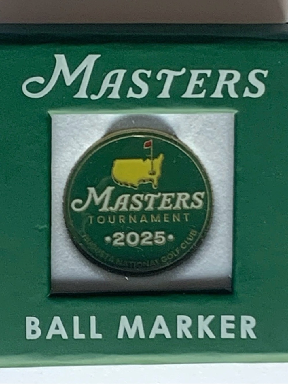2025 Masters Commemorative Ball Marker From Augusta National